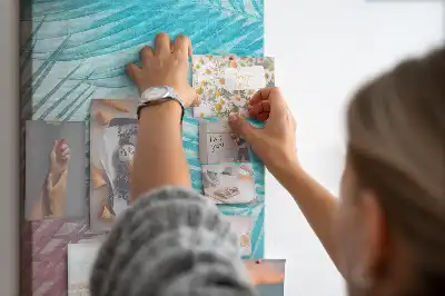 Tableau affichage liège Feuilles de palmier
