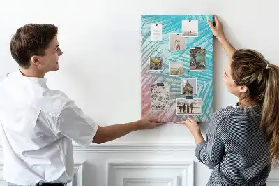 Tableau affichage liège Feuilles de palmier