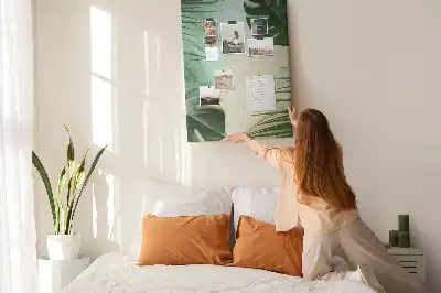 Image tableau en liège Monstera tropical