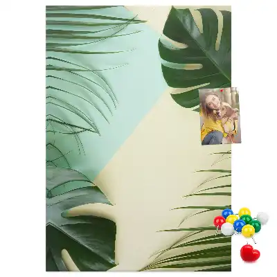 Image tableau en liège Monstera tropical