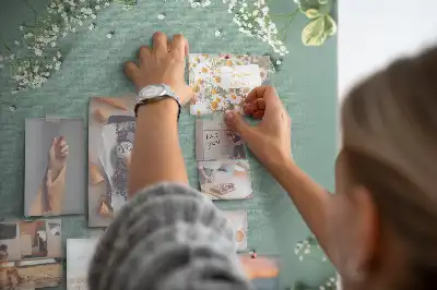 Tableau de liège décoratif Bouquet de gypsophile