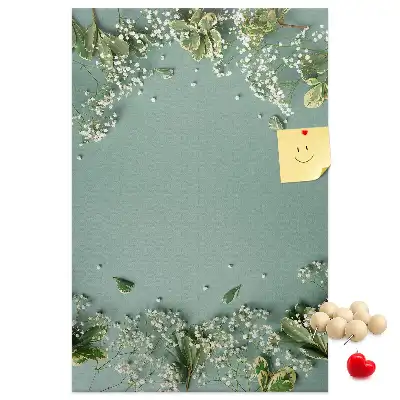 Tableau de liège décoratif Bouquet de gypsophile