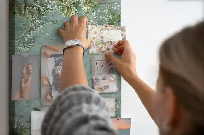 Tableau de liège décoratif Bouquet de gypsophile
