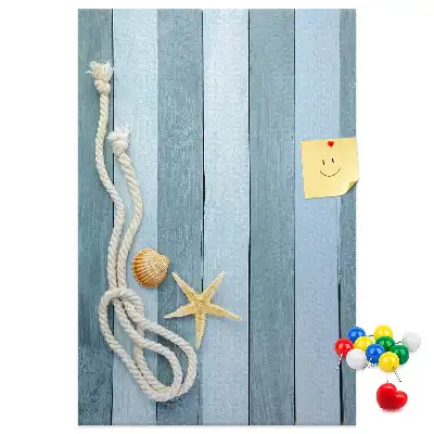 Tableau d'affichage en liège pour accessoires nautiques