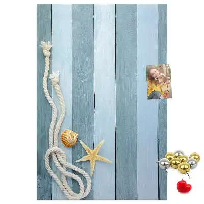 Tableau affichage liège Accessoires nautiques sur les planches