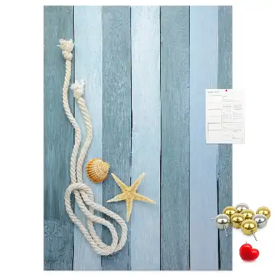Tableau affichage liège Accessoires nautiques sur les planches