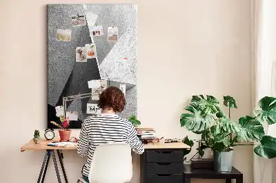 Image tableau en liège Géométrie abstraite