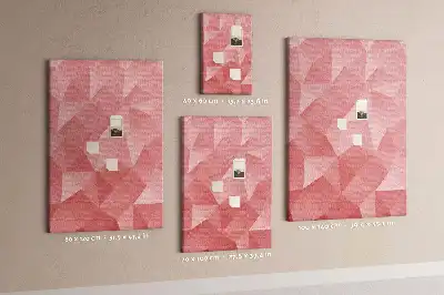 Tableau affichage liège Motif symétrique