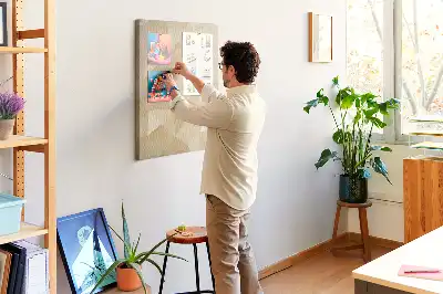 Tableau de liège décoratif Motif linéaire