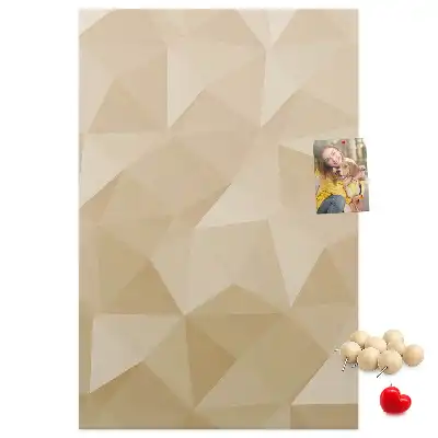 Tableau de liège décoratif Motif linéaire