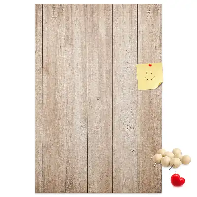 Image tableau en liège Planches de bois clair