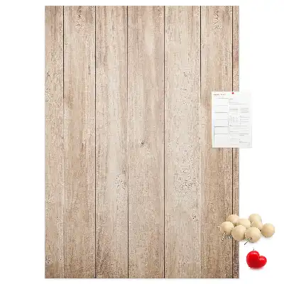 Image tableau en liège Planches de bois clair