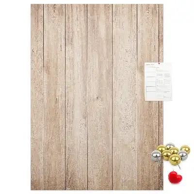 Image tableau en liège Planches de bois clair