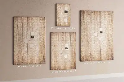 Image tableau en liège Planches de bois clair
