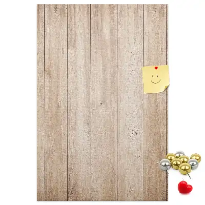 Image tableau en liège Planches de bois clair