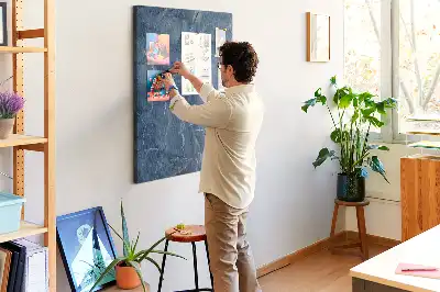Tableau de liège décoratif Marbre chic