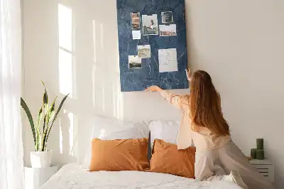 Tableau de liège décoratif Marbre chic