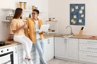 Tableau de liège décoratif Marbre chic