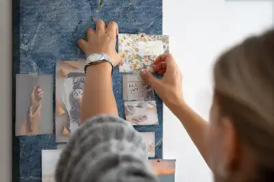 Tableau de liège décoratif Marbre chic