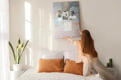 Image tableau en liège Taches d'encre abstraites