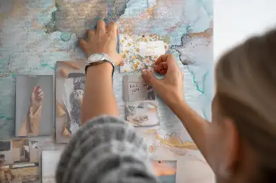 Image tableau en liège Taches d'encre abstraites