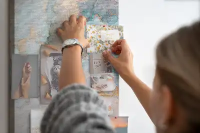 Image tableau en liège Taches d'encre abstraites