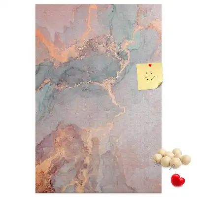 Tableau de liège décoratif Motif marbre classique