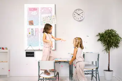 Tableau affichage liège Planificateur licorne