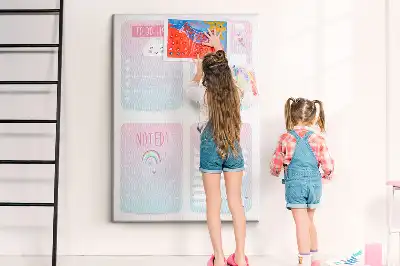 Tableau affichage liège Planificateur licorne