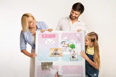 Tableau affichage liège Planificateur licorne