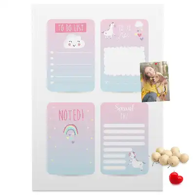 Tableau affichage liège Planificateur licorne