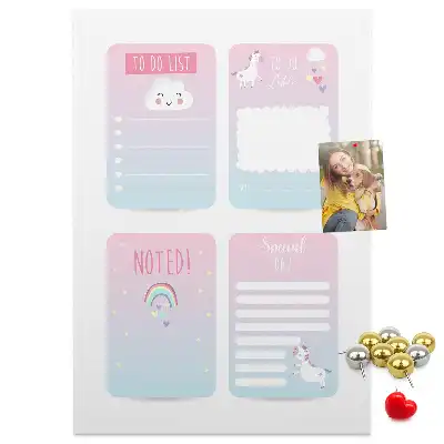 Tableau affichage liège Planificateur licorne