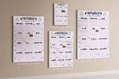 Tableau affichage liège Organisateur de fête d'anniversaire