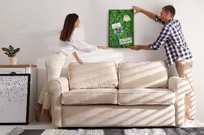 Image tableau en liège Ruisseau forestier
