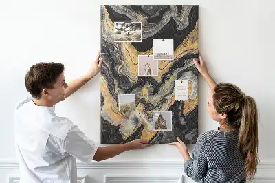 Tableau de liège décoratif Taches abstraites artistiques