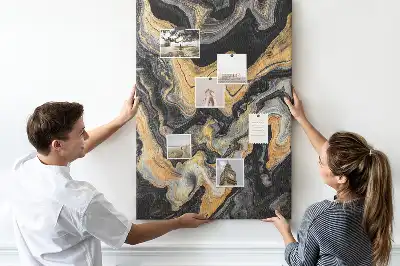 Tableau de liège décoratif Taches abstraites artistiques