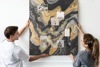 Tableau de liège décoratif Taches abstraites artistiques