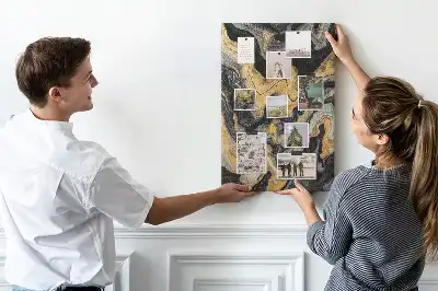 Tableau de liège décoratif Taches abstraites artistiques