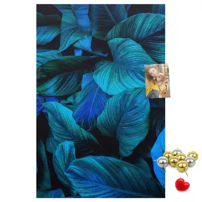 Tableau affichage liège Feuilles tropicales