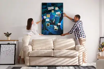 Tableau affichage liège Feuilles tropicales