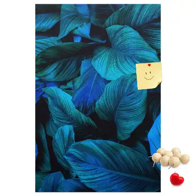 Tableau affichage liège Feuilles tropicales