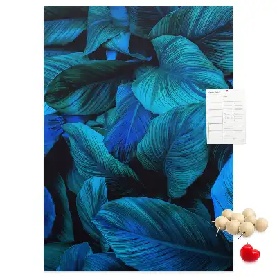 Tableau affichage liège Feuilles tropicales