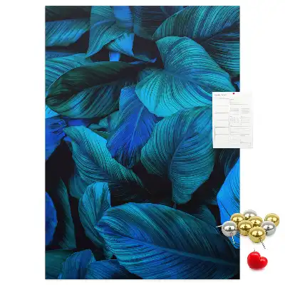 Tableau affichage liège Feuilles tropicales