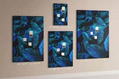 Tableau affichage liège Feuilles tropicales