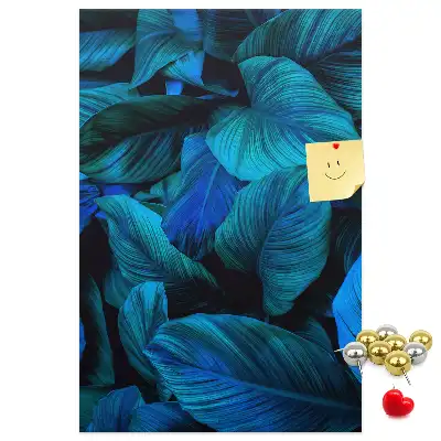 Tableau affichage liège Feuilles tropicales