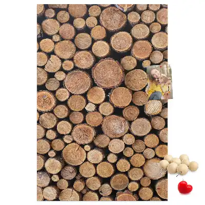 Tableau de liège décoratif Morceaux de réseaux de troncs