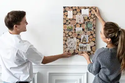 Tableau de liège décoratif Morceaux de réseaux de troncs