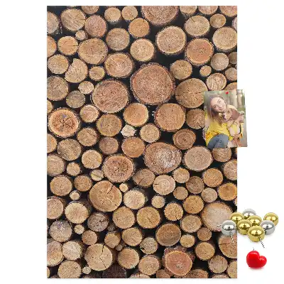 Tableau de liège décoratif Morceaux de réseaux de troncs