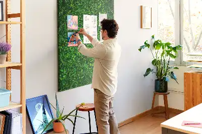 Tableau affichage liège Clôture en feuilles