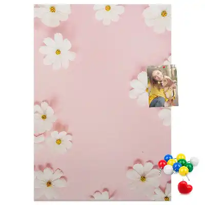 Image tableau en liège Marguerites des fleurs sauvages